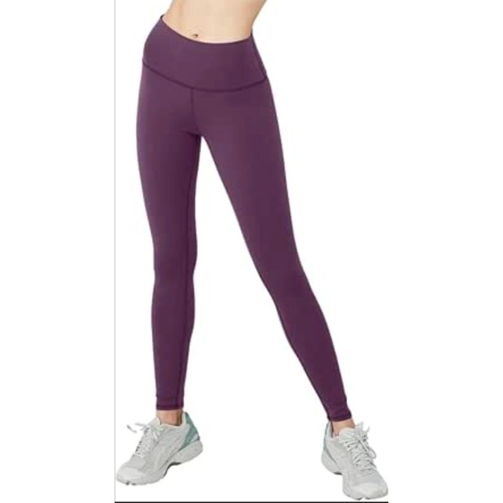 Alo Yoga sz S High‎ Waist Airbrush Legging Plum 7/8 Length Workout Athletic